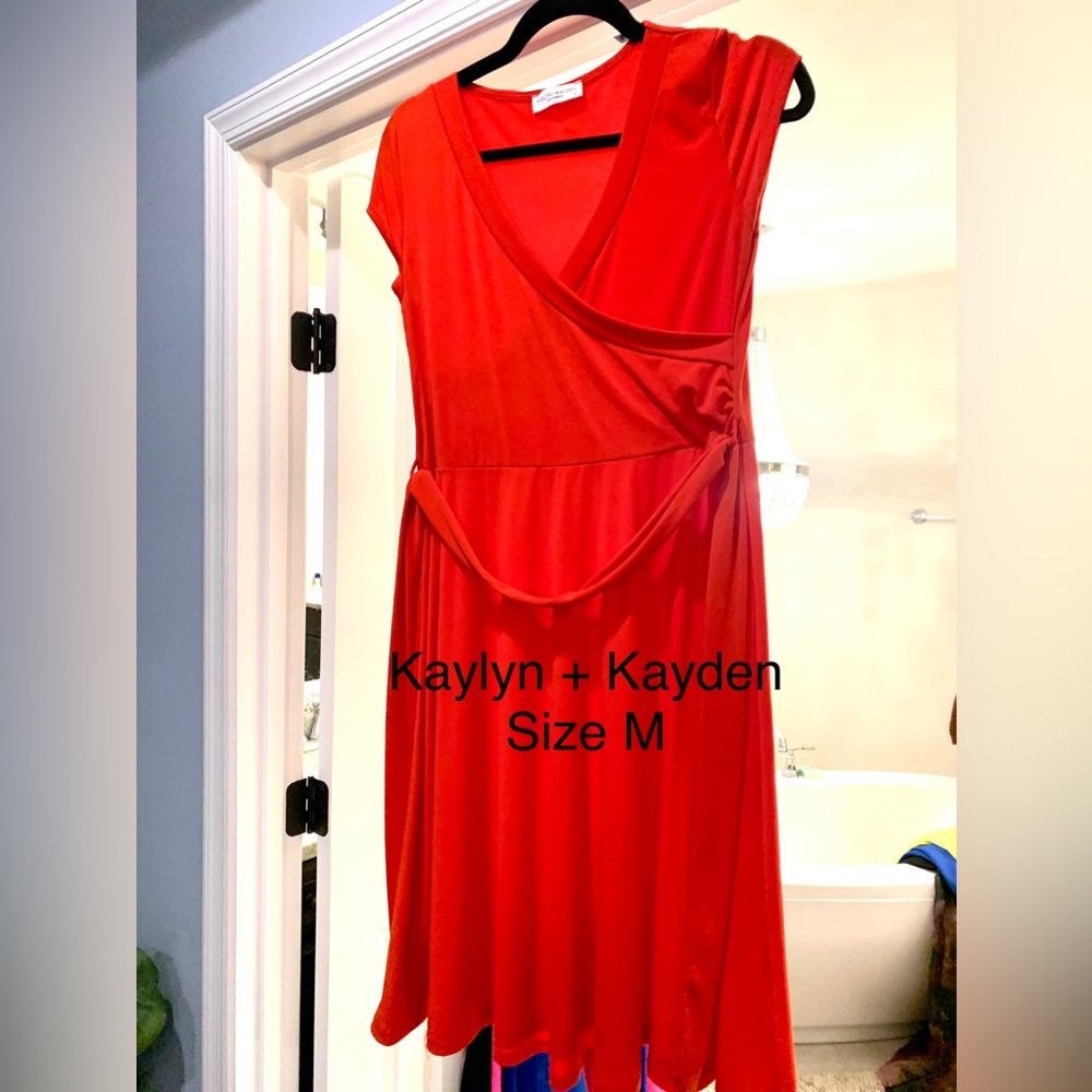 Red/orange dress